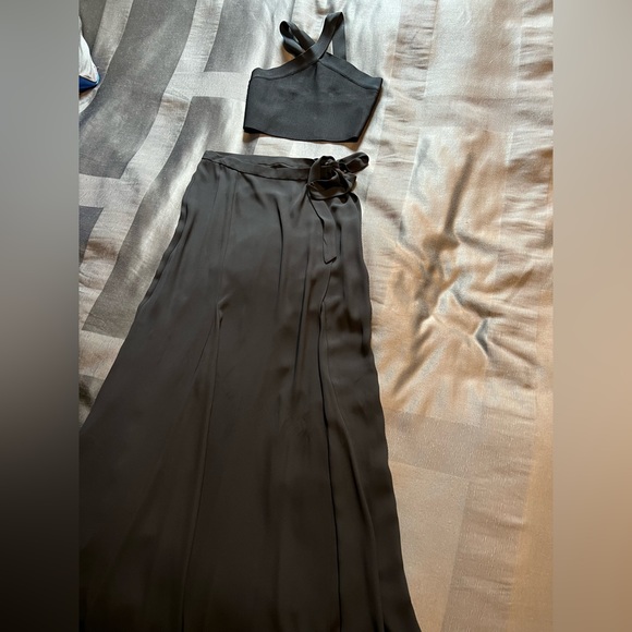 BCBG Black Two Piece Maxi Dress - Picture 5 of 5